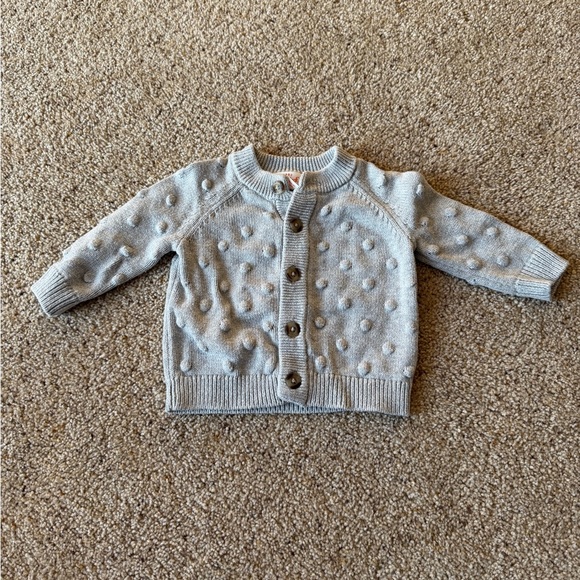 Cat & Jack Other - Cat & Jack Gray Button-Up Cardigan